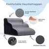 Nobleza Hundetreppe für Kleine Hunde, 3 Stufen Waschbarem Produktbild-Vorschau 6
