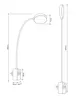 LED Steckdosenlampe dimmbar Steckerleuchte flexibel Nachtlicht mit USB-C SEBSON Produktbild-Vorschau