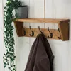 WANDGARDEROBE "GERDA" | Mahagoni Holz, 5 Haken | Produktbild-Vorschau 6