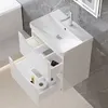 Badezimmerschrank 50cm Mineralguss Waschtisch mit Produktbild-Vorschau 2