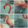 Bild auf Leinwand - Leinwandbild - 3 Teile - Rosa Flamingos Produktbild-Vorschau 8