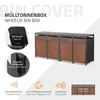 ML-Design Mülltonnenbox 4er für 4 Tonnen 240L 264x80x120 cm Produktbild-Vorschau 2