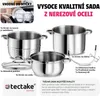 Collage of kitchenware items, specifically a multi-part pot set. Náhled obrázku produktu