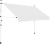vidaXL Tenda a scomparsa manuale 300 cm bianco crema Anteprima dell’immagine prodotto 8