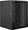 Lanberg WF01-6615-10B Armadio rack 15U a parete Nero Anteprima dell’immagine prodotto 3