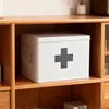 Boîte à pharmacie Relaxdays, 4 compartiments, insert Voir les images du produit 2