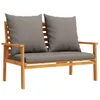 CLORIS Gartensofa-Set mit Kissen Massivholz Akazie 366382 Produktbild-Vorschau 3