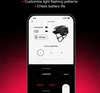 A smartphone screen displaying a helmet app interface with product images and controls. Anteprima dell’immagine prodotto