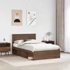 vidaXL Bettrahmen Braun Eichen-Optik 120 x 200 cm Produktbild-Vorschau 3