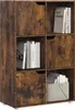 WOLTU Bücherregal Bücherschrank Standregal, mit 3 Türen, 6 Produktbild-Vorschau 1