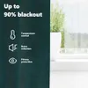 vidaXL Zasłony zaciemniające 2 szt. ciemnozielone 140 x 245 Podgląd zdjęcia produktu 4