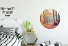 MuchoWow® Rundes Wandbild - Runde Bilder Wald - Herbst - Produktbild-Vorschau 3