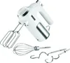 Der Unold Handmixer 3 in 1, ein weißer elektrischer Handmixer mit Chrom-Akzenten, wird mit zwei ange Produktbild-Vorschau