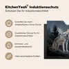 KitchenYeah© Herdabdeckplatte Wolf - Tier - Wald , 57x51cm, Produktbild-Vorschau 6