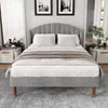 okwish Polsterbett 160*200cm, mit Lattenrost und Kopfteil, Produktbild-Vorschau 2