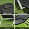 SoBuy Lehátko Plážové lehátko Záhradné lehátko Relaxačné Náhľad obrázku produktu 6