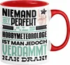 Hobbymeteorologe Geschenk Tasse Lustige Geschenkidee für Produktbild-Vorschau 1
