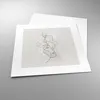 Poster - Poster ohne Rahmen - Einzeilig Mann Frau - 30x30 Produktbild-Vorschau 3