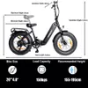 LED Elektro Klapprad City -Ebike mit Samsung Zelle Akku 36V Produktbild-Vorschau 13