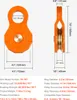 Diagrams and specifications for an orange pulley block. Náhľad obrázku produktu