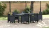 vidaXL Tavolo da giardino antracite 200 x 100 x 73 cm in Anteprima dell’immagine prodotto 5