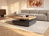Couchtisch drehbar - 1 Schublade - MDF - Anthrazit & Produktbild-Vorschau 2