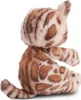 A plush toy cat with Bengal markings is shown from the side. Produktbild-Vorschau