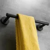 30 cm věšák na ručníky z broušené nerezové oceli, černý, Náhled obrázku produktu 6
