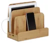 3 tlg. Schreibtisch Organizer Set Bambus, Karteikasten zum Produktbild-Vorschau 1