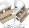 Waschtisch mit Unterschrank 50cm Alast Badmöbel Set Eiche Produktbild-Vorschau 9