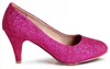 topschuhe24 432 Damen Glitzer Pumps Plateau, Farbe:Pink, Produktbild-Vorschau 4