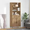 vidaXL Meuble haut, 2 pièces, chêne artisanal, 69,5 x 34 x Voir les images du produit 1