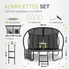 Juskys Trampolin SkyBounce M Ø 305 cm mit Sicherheitsnetz & Produktbild-Vorschau 5
