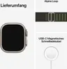 Apple Watch Ultra LTE silber Titan 49mm Alpine Loop Green Produktbild-Vorschau 7