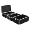 vidaXL Kosmetyczka 37x24x40 cm czarne aluminium Podgląd zdjęcia produktu 4