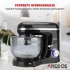 Kuchyňský robot AREBOS 1500W s 6l míchací mísou z nerezové Náhled obrázku produktu 5