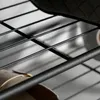 HOMCOM Stojan na kabáty a topánky s 8 háčikmi, MDF, čierny Náhľad obrázku produktu 7