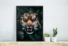 MuchoWow® MuchoWow® Gerahmtes Poster Tiger - Bäume - Blau Produktbild-Vorschau 4
