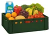 3x BURI Fleischkiste E2 Schwarz 60x40x20cm Lagerkiste, Produktbild-Vorschau 4
