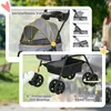 PawHut Hundewagen Pet Stroller für kleine Hunde Produktbild-Vorschau 6