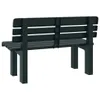 vidaXL Gartenbank Grün 110x52x71 cm Polypropylen Produktbild-Vorschau 6