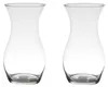 Blumenvase Iconic - Glas - transparent - D14 x 25 cm Produktbild-Vorschau 3