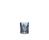 A blue crystal glass tumbler on a white background. Produktbild-Vorschau