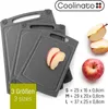 Coolinato 3tlg Set Schneidebretter versch Grössen grau Produktbild-Vorschau 5