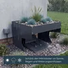 osoltus Mähroboter-Garage mit Pflanzdach Anthrazit L 70cm x Produktbild-Vorschau 5