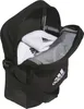 A black adidas organizer bag with white wristbands inside. Voir les images du produit