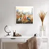 Poster - Poster ohne Rahmen - Kraniche Vögel Herbst - 60x60 Produktbild-Vorschau 5