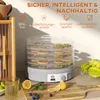 HOMCOM 5-stöckiger Dörrautomat für Obst, Fleisch, Gemüse, Produktbild-Vorschau 8