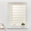 A window with a roller blind installed. Produktbild-Vorschau