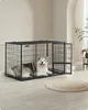Klec pro psy FEANDREA, box pro psy se 2 dvířky, 139 x 79 x Náhled obrázku produktu 1